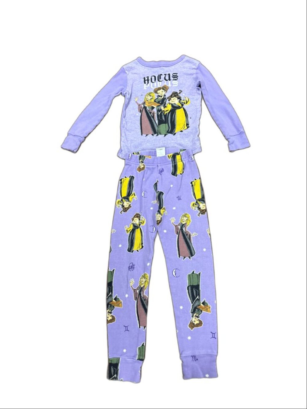 Disney Hocus Pocus 2 Girls 2-Piece Pajama Set - Purple - Size 4